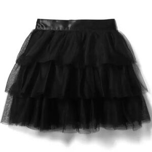 Janie and Jack Black Tiered Skirt